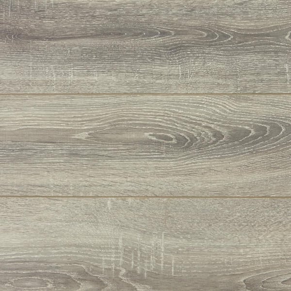Home Decorators Collection Cross Cut Cliffside 12 mm T x 7.5 in. W Water Resistant Laminate Wood Flooring (19.8 sqft/case)