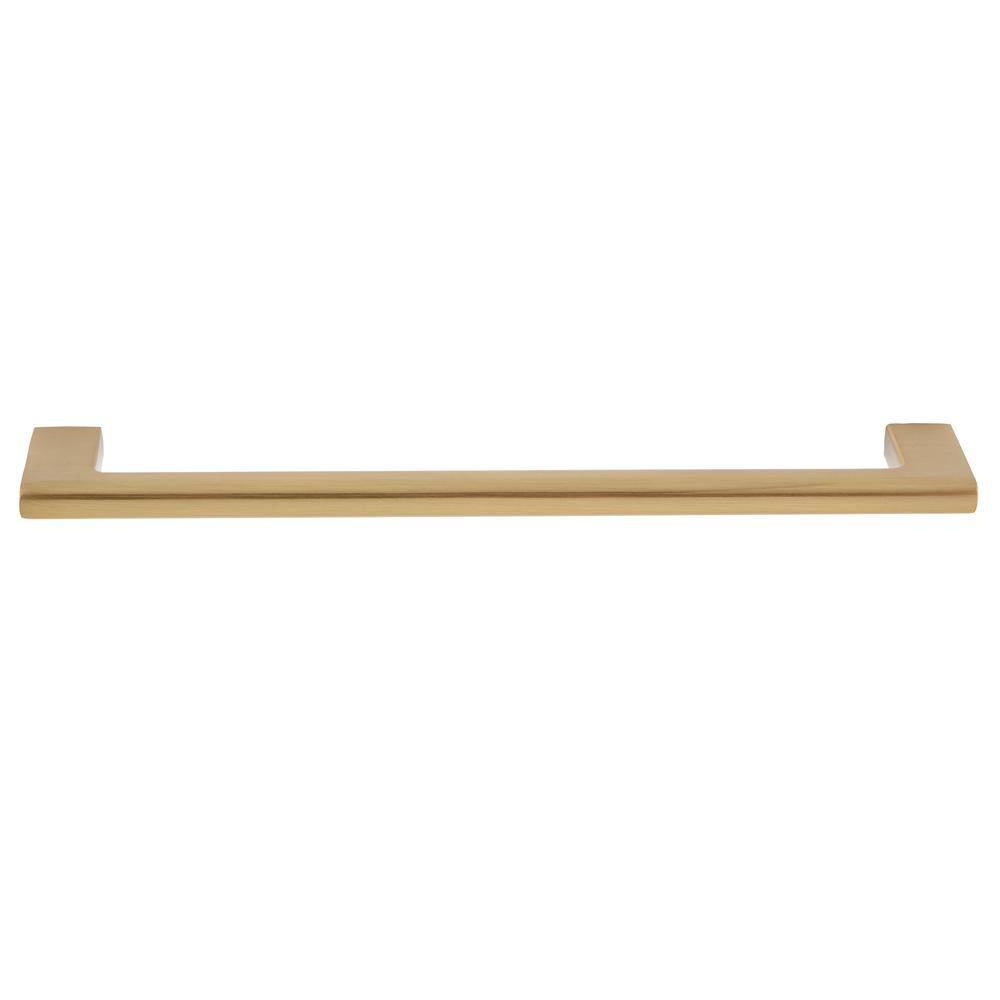 Vail 8-Inch Satin Brass Cylindrical Bar Pull