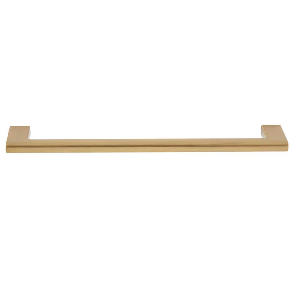 Vail 8-Inch Satin Brass Cylindrical Bar Pull