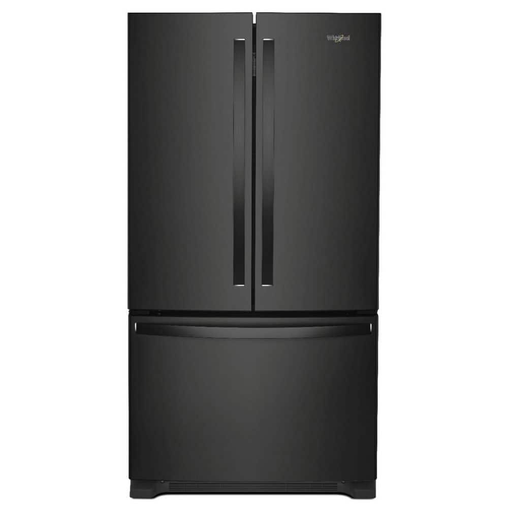 Whirlpool Counter-Depth French Door Bottom Mount Refrigerator in Black WRFC2036RB on Fridge.com