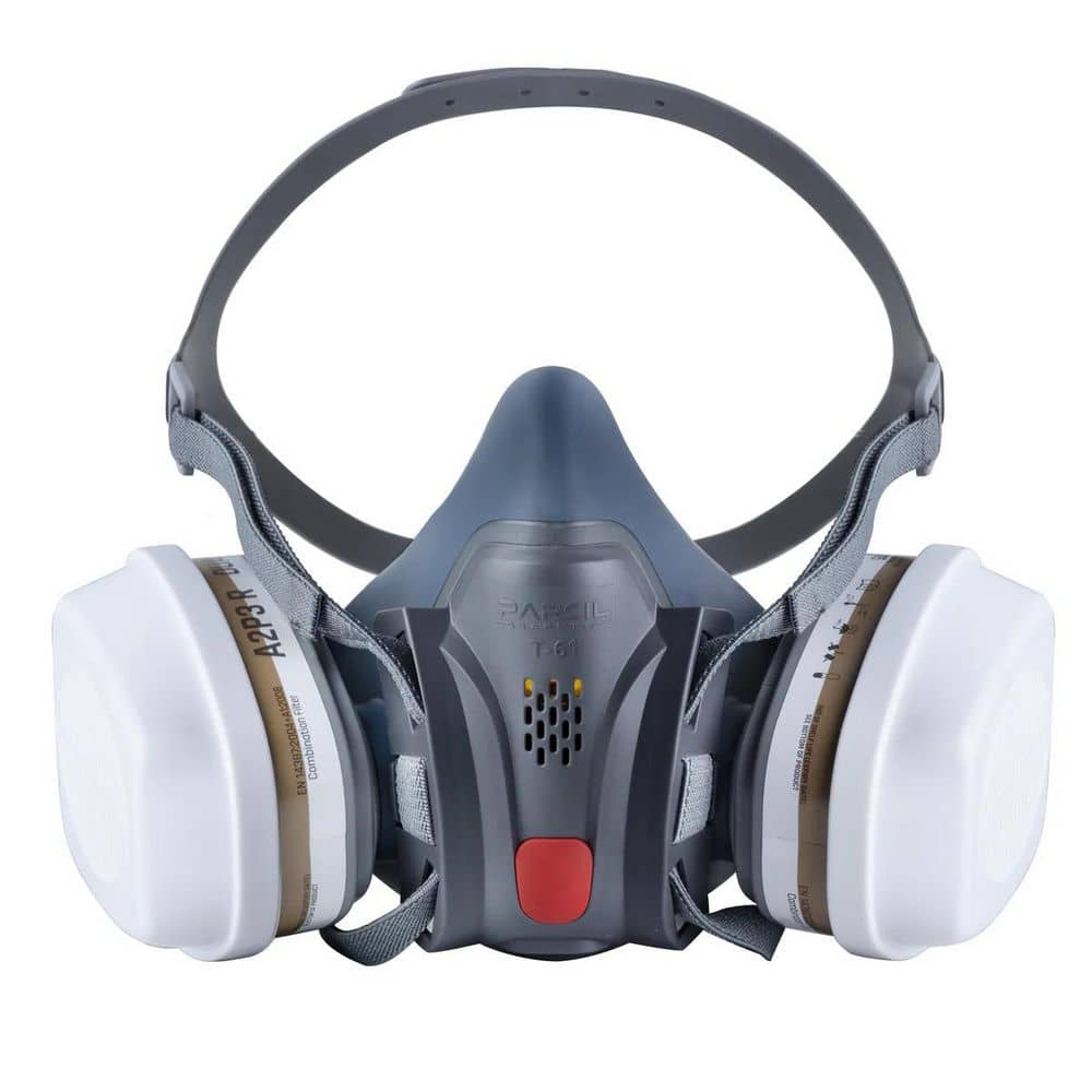 Parcil Safety Half Face Reusable Respirator and Gas Mask T