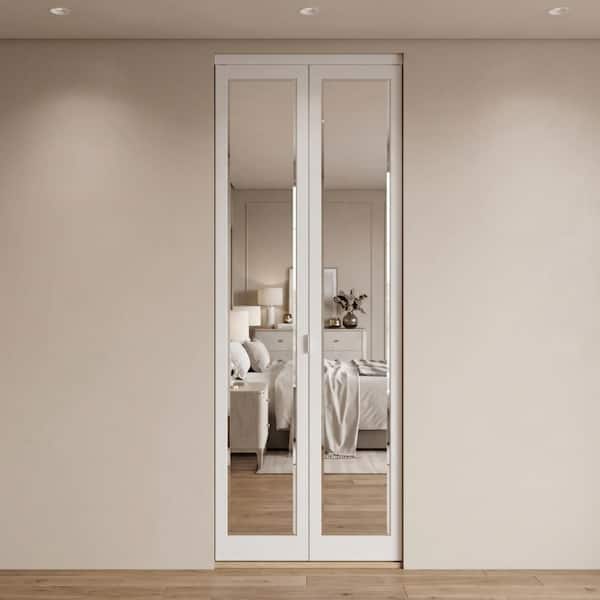 Impact Plus 32 in. x 96 in. Mir-Mel Primed Mirror Solid Core MDF