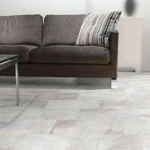 Metro Grey 12 in. x 24 in. Rectified Matte Glazed Porcelain Floor and Wall Tile (11.62 sq. ft. / Case)