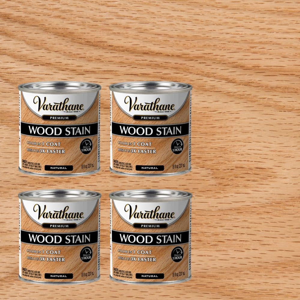 8 oz. Natural Premium Fast Dry Interior Wood Stain (4-Pack) price history on PriceWatchPro