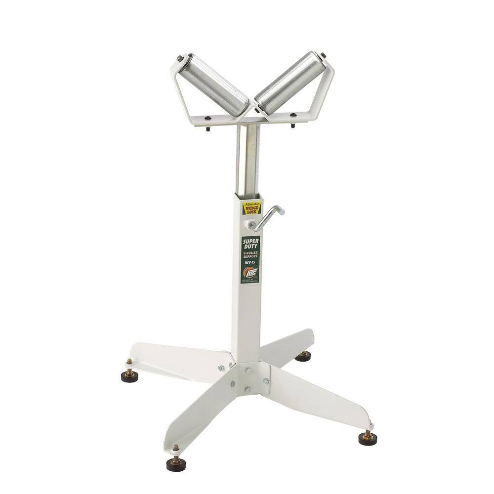 Adjustable 24“ to 43” Tall Pedestal Roller Stand with V head Roller-8178201 