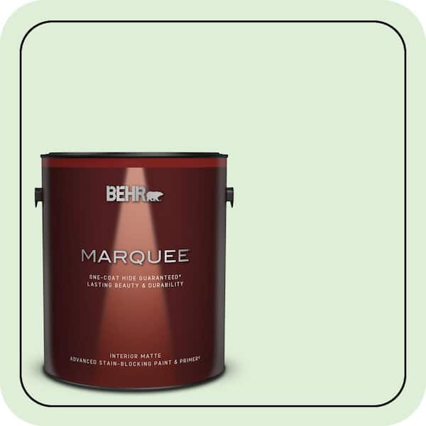 BEHR MARQUEE 1 gal. #440C-2 Cucumber Crush Matte Interior Paint & Primer