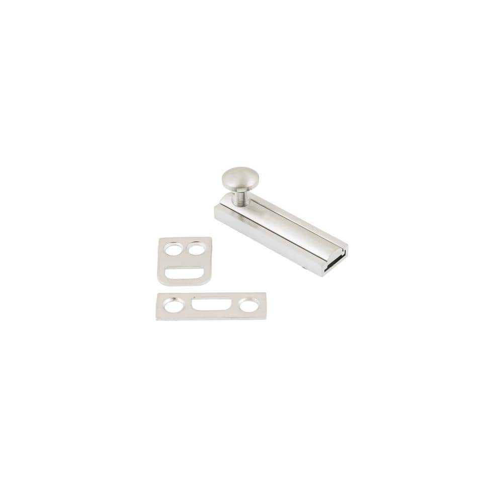 2 in. Solid Brass Surface Bolt in Satin Chrome price history on PriceWatchPro