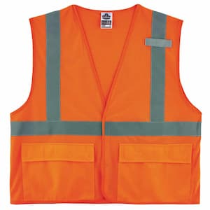 GLoWEAR L/XL Orange Hi-Vis Type R Class 2 Standard Mesh Vest