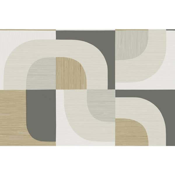 Seabrook Designs 60.75 sq. ft. Neutral Tampere Embossed Vinyl Unpasted Wallpaper Roll
