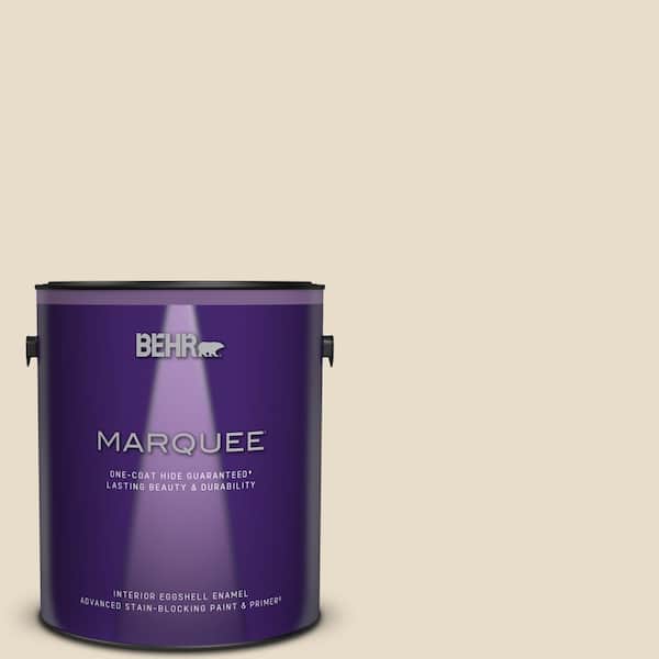 BEHR MARQUEE 1 gal. #23 Antique White Eggshell Enamel Interior Paint with Primer