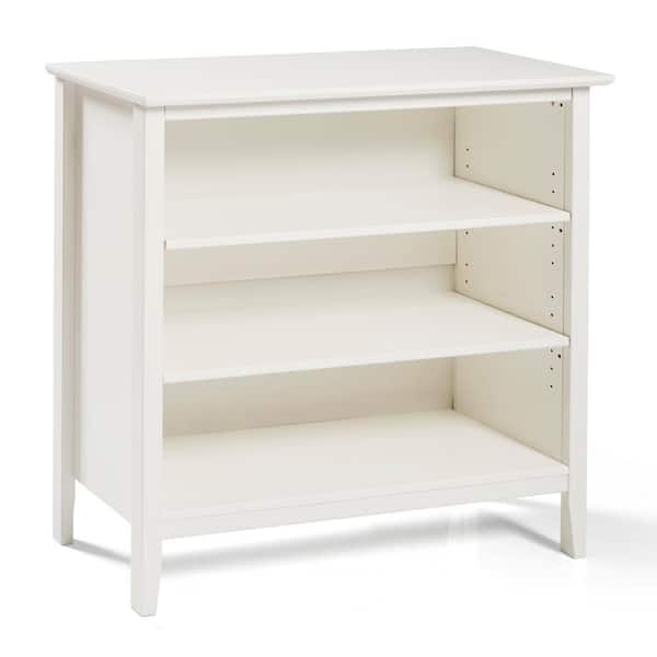 Alaterre Furniture Simplicy White Under Window Bookcase