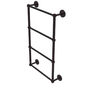 Prestige Regal 36 Inch Wall Mounted 4 Tier Ladder Towel Bar in Antique Bronze