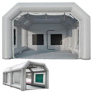 20 ft. x 13 ft. x 8.5 ft. Portable Inflatable Paint Booth with Blowers (480W and 750W) and Air Filter System