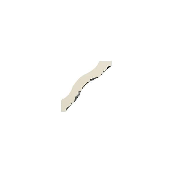 Ekena Millwork Abel 3.125 in. D x 4.5 in. W x 96 in. L Polyurethane Crown Moulding