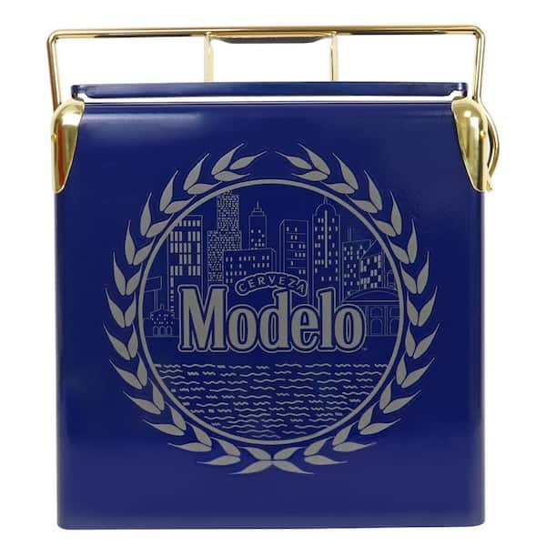 Modelo Retro Ice Chest Cooler with Bottle Opener 13L (14 qt), 18 Can, Fishing