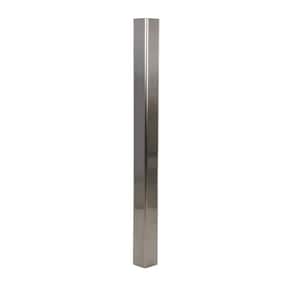 48 in. Stainless Steel Round Corner Guard