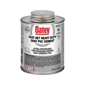 16 oz. Gray Heavy-Duty Fast Set PVC Cement
