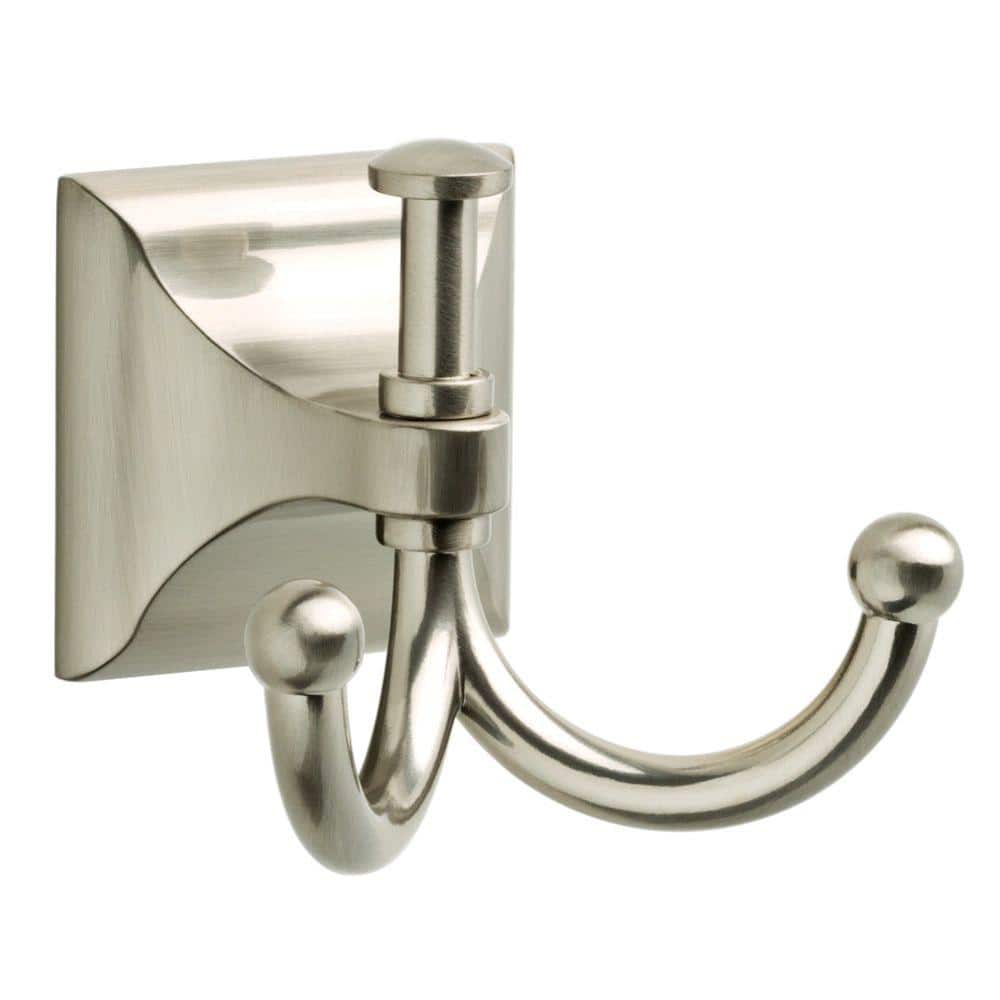 Liberty Eiffel 2-13/16 in. Satin Nickel Triple Wall Hook B27893Z