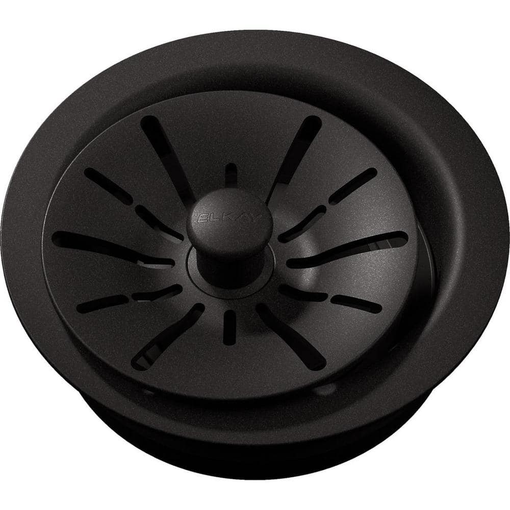 Elkay 3.5 in. Kitchen Sink Drain with Removable Basket Strainer and Rubber  Stopper D1125 - The Home Depot