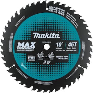 10 in. 45T Carbide-Tipped Max Efficiency Miter Saw Blade