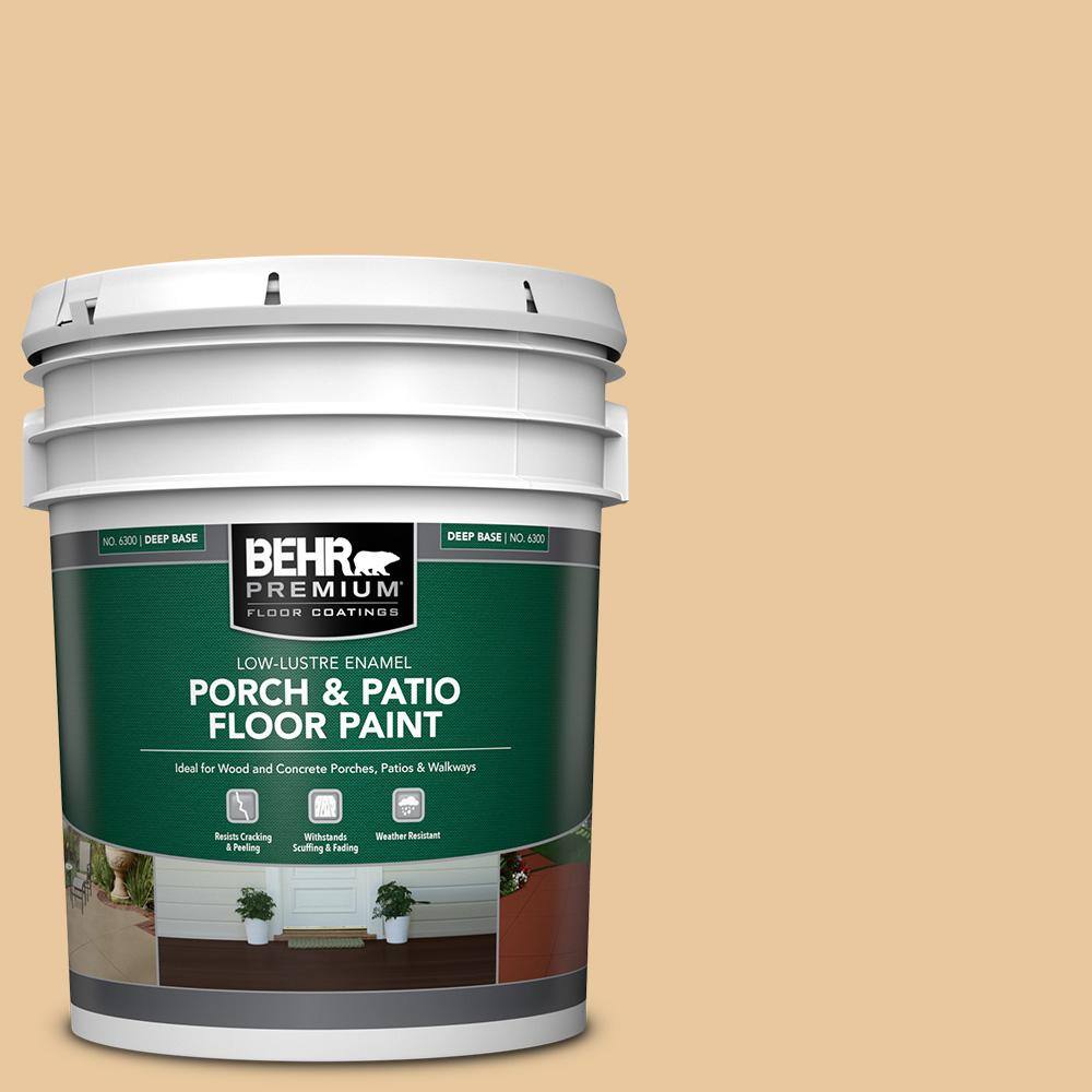 5 gal. #PPU4-15 Jasper Cane Low-Lustre Enamel Interior/Exterior Porch and Patio Floor Paint price history on PriceWatchPro