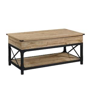 Steel River 41 in. Milled Mesquite Rectangle Composite Wood Coffee Table with Lift Top