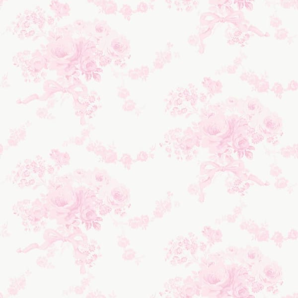 Champagne Harbor Pink Dream Wallpaper Sample