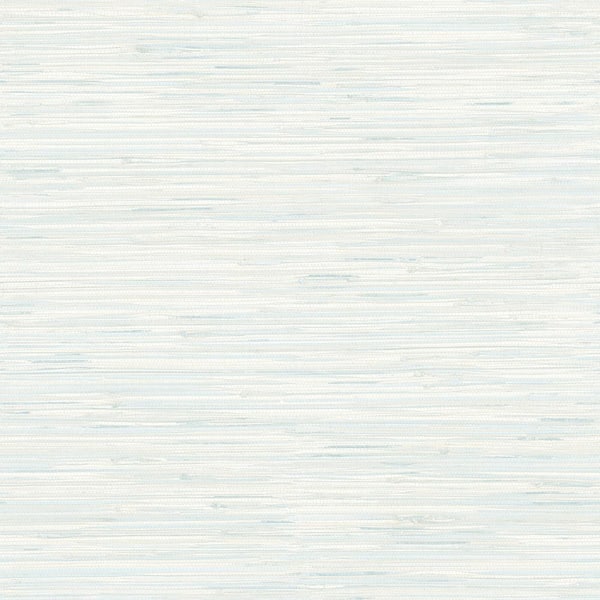 Brewster Natalie Light Blue Faux Grasscloth Paper Strippable Roll (Covers 56.4 sq. ft.)