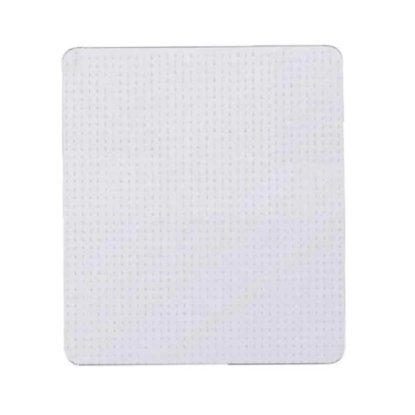 cadeninc 47.24 in. x 29.52 in. Clear PVC Office Chair Mat for Carpet or Hard Floor with Lip or Rectangle Shape