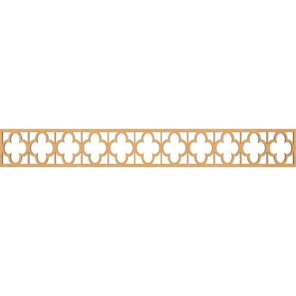 Ekena Millwork Woodall Fretwork 0.25 in. D x 46.5 in. W x 6 in. L MDF Wood Panel Moulding