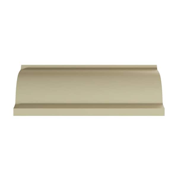 Ekena Millwork Elizabeth 4.75 in. D x 6.625 in. W x 96 in. L Polyurethane Crown Moulding