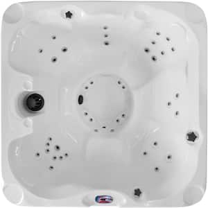 7-Person 40-Jet Premium Acrylic Bench Spa Standard Hot Tub with Ozonator and 5.5kW Heater