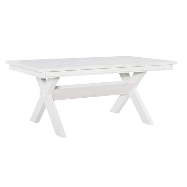 Krause Smokey White 70"L x 42"D x 30"H Dining Table