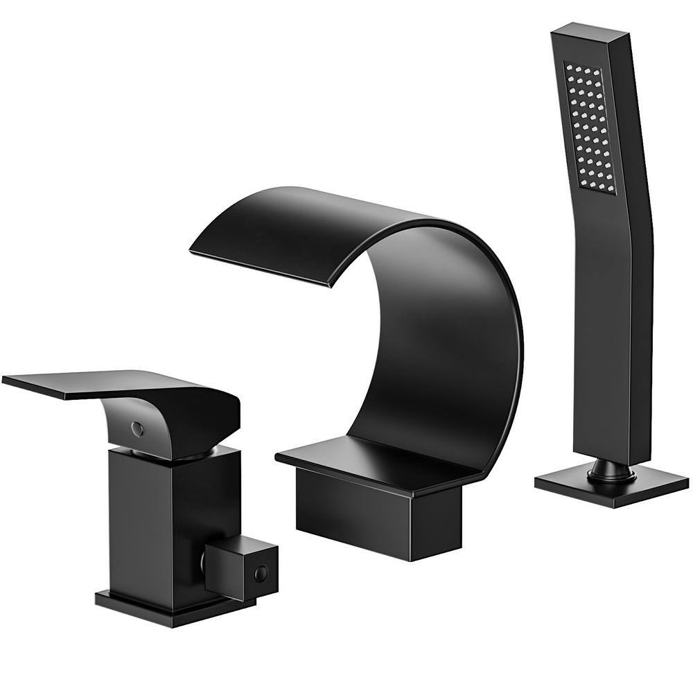 CRANACH SingleHandle TubMount Roman Tub Faucet with Hand Shower in