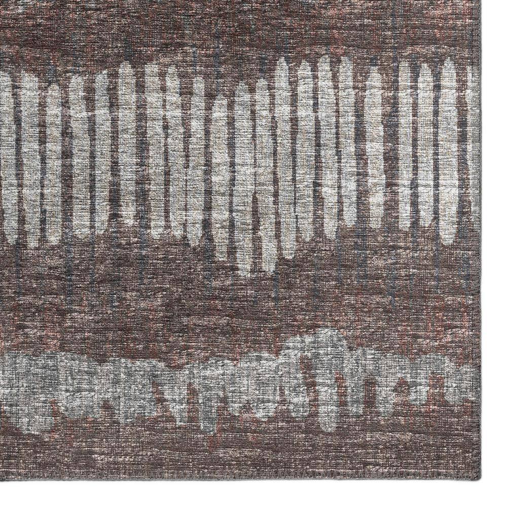Transitional Brown Chenille 8'x10' Non-Slip Area Rug