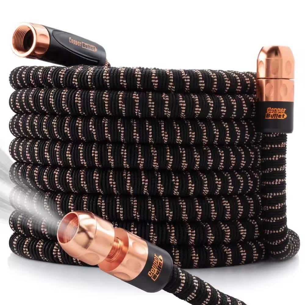100 Ft Pocket Hose Copper Bullet Pocket Hose Copper Bullet 3/4 in. Dia x 100 ft. Lightweight Kink-Free