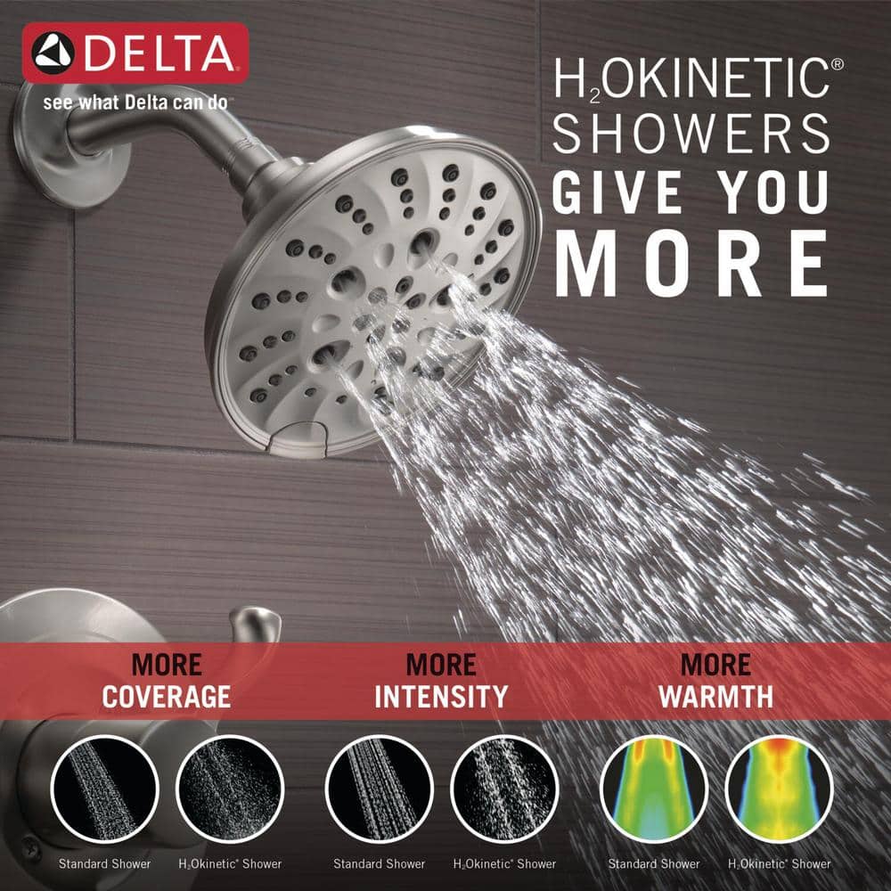 SpotShield Stainless Steel Wall Mounted Shower Faucet Set