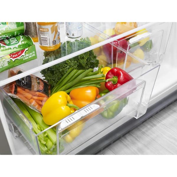 whirlpool 20.5 stainless steel refrigerator