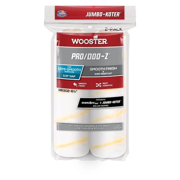 6-1/2 in. x 3/8 in. Jumbo-Koter Pro/Doo-Z High-Density Woven Roller (2-Pack)