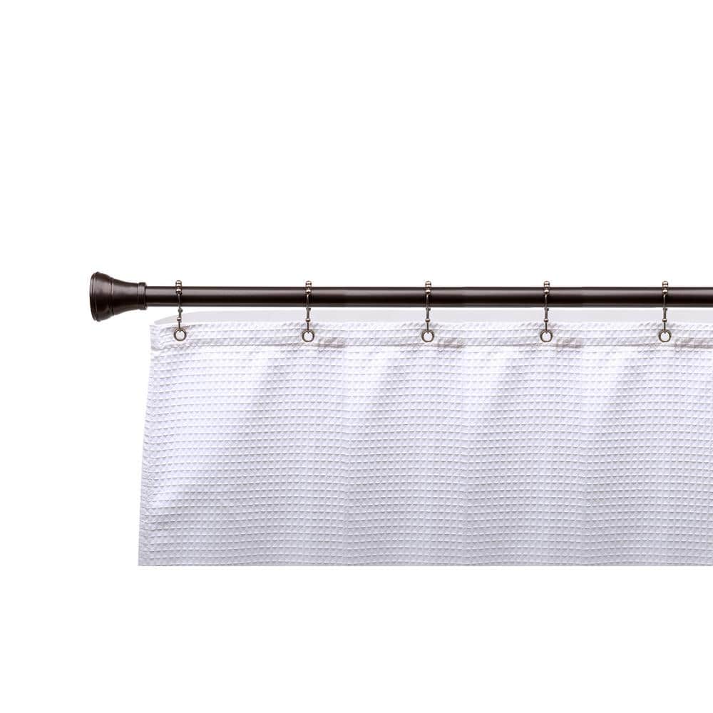 Oil Rubbed Bronze Stainless Steel Double Roller Ball Shower Curtain Hooks