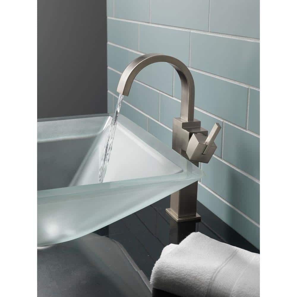 Stainless Steel Single Hole Vessel Bathroom Faucet