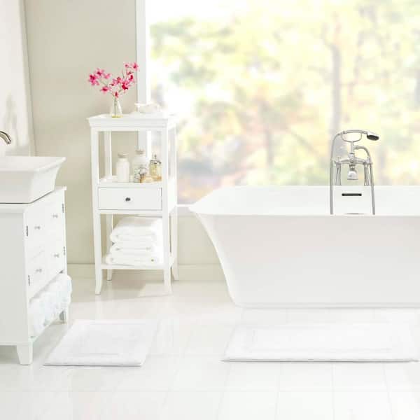 Peniston Solid Cotton 2-Piece Bath Rug Set