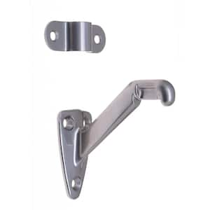 3-1/4 in. Solid Brass Hand Rail Bracket in Satin Nickel