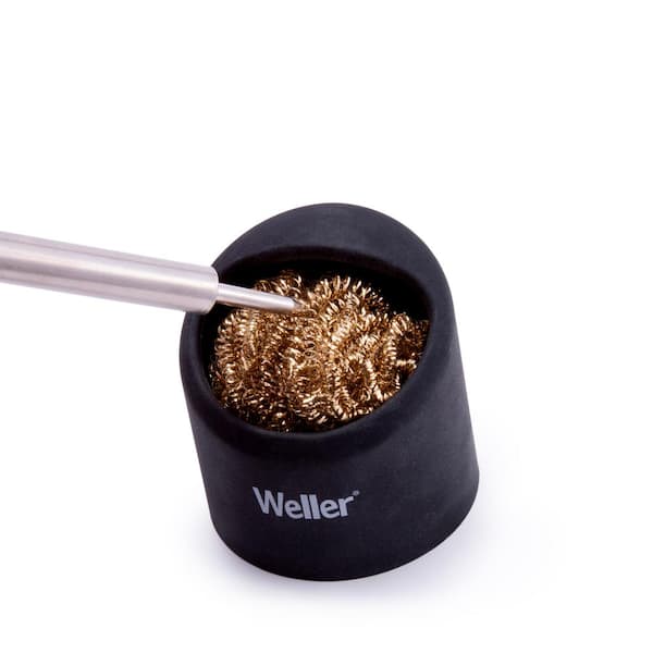 Wire soldering solder iron tip cleaner ball copper steel wool to