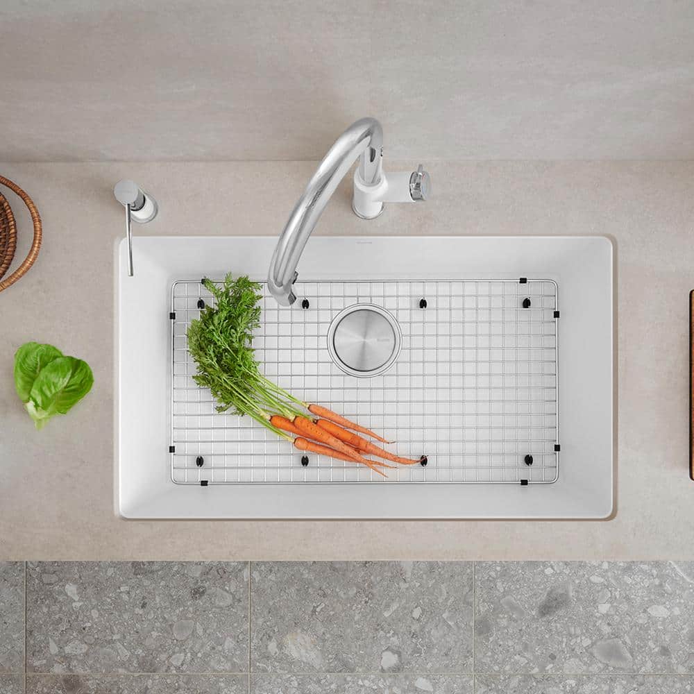 27.56" x 14.56" Stainless Steel Sink Grid for Single Basin