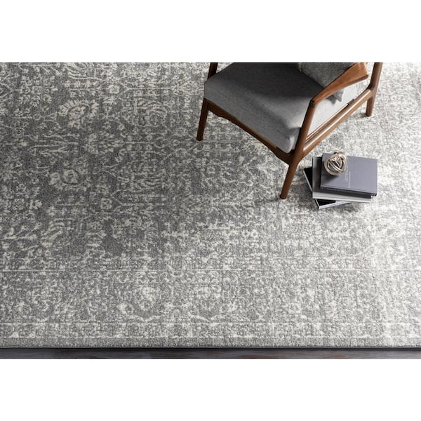 Demeter Light Grey 9 ft. 3 in. x 12 ft. 6 in. Area Rug