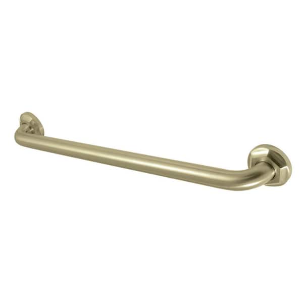 Kingston Brass Metropolitan 24 in. x 1-1/4 in. Grab Bar in Brushed Brass