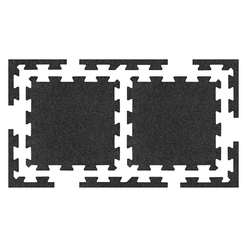 Onyx DIY Floor 18 in. W x 18 in. L x 0.30 in. Thick All Purpose Interlocking Tiles (8 Tiles/Case) 18.24 sq. ft. price history on PriceWatchPro