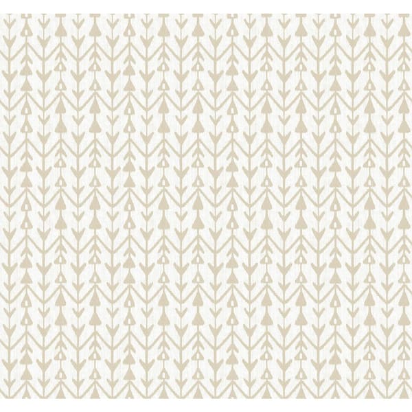 Unbranded Martigue Stripe Ochre Yellow Wallpaper