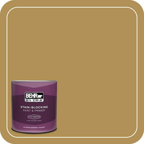 BEHR ULTRA 1 qt. #350D-6 Bronze Green Extra Durable Eggshell Enamel Interior Paint & Primer